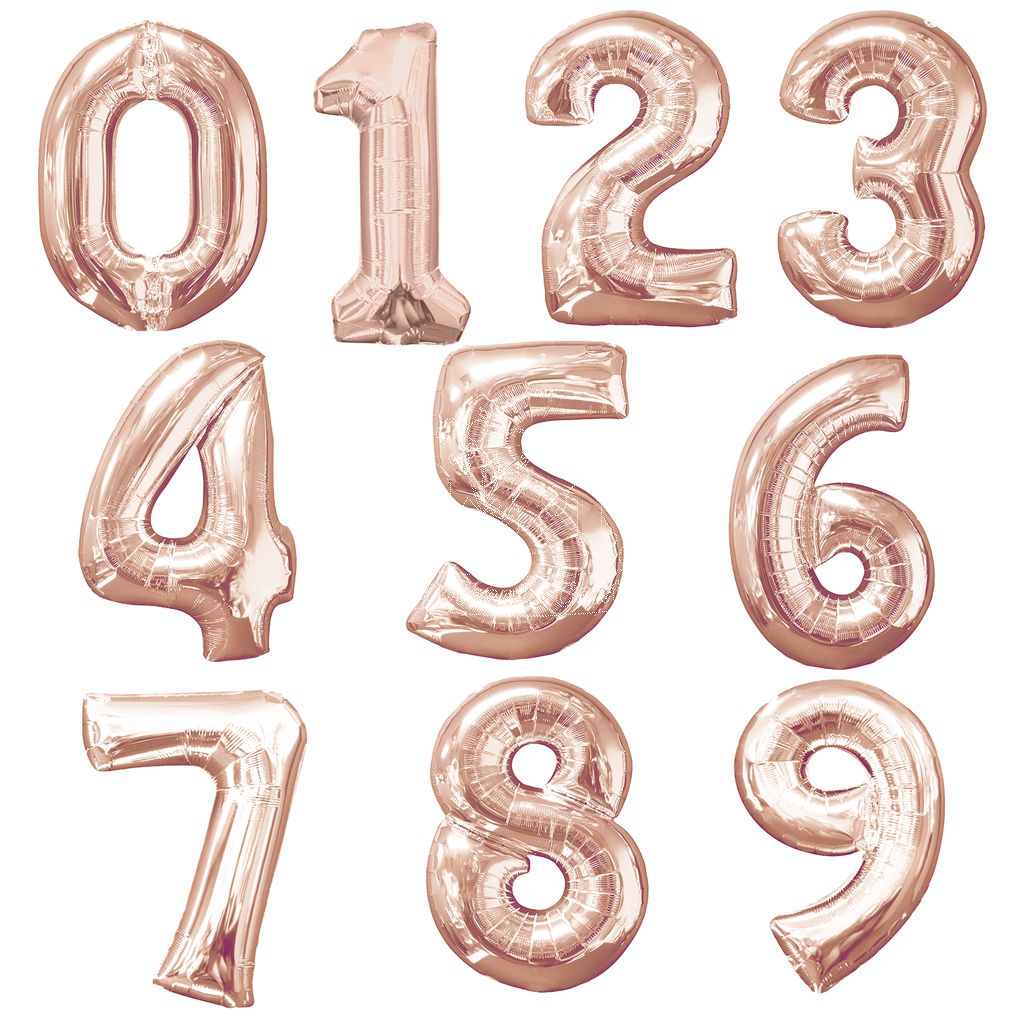 Number foil balloons 40"
